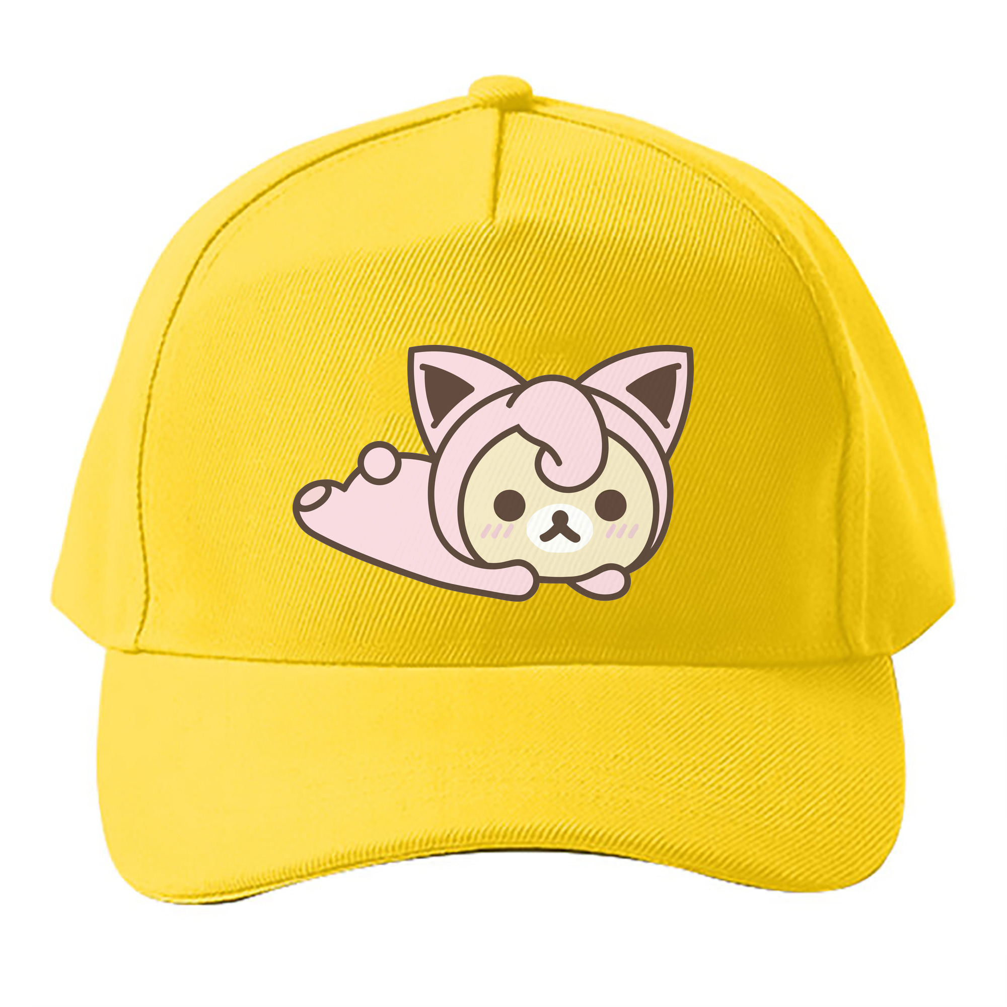 （画像用） リラックマ リラックマ キイロイトリ Rilakkuma Korilakkuma Kiiroitori ベースボールキャップ 綿100％ 男女兼用 帽子 スポーツ